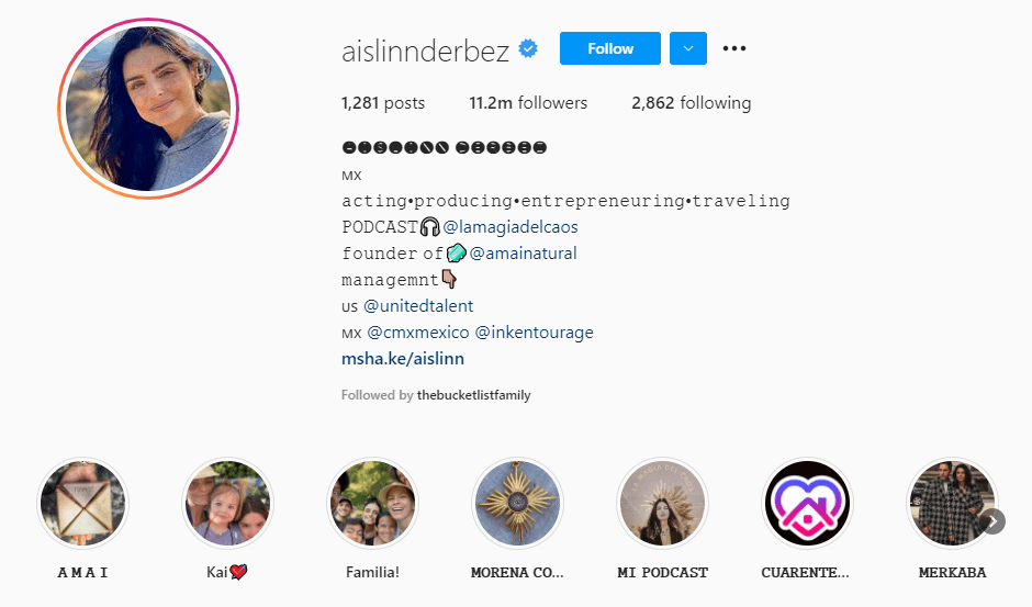 ミレニアル世代のトップインフルエンサーaislinnderbez