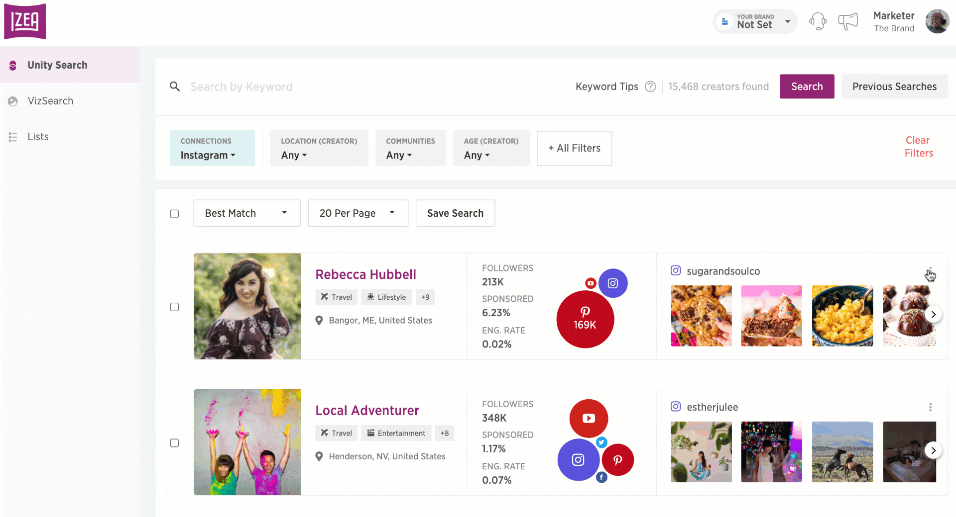 email di sensibilizzazione dell'influencer