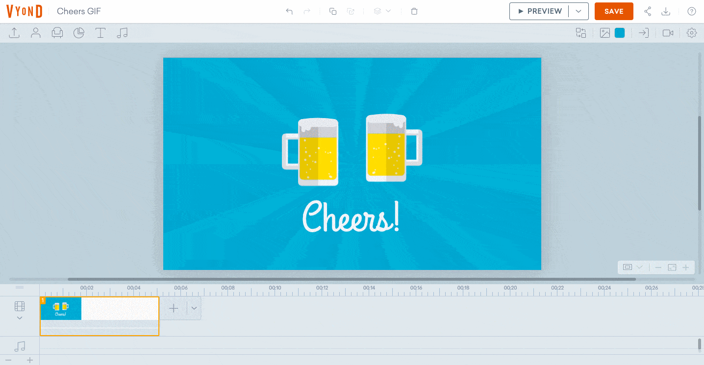 как отправить видео по электронной почте с Vyond