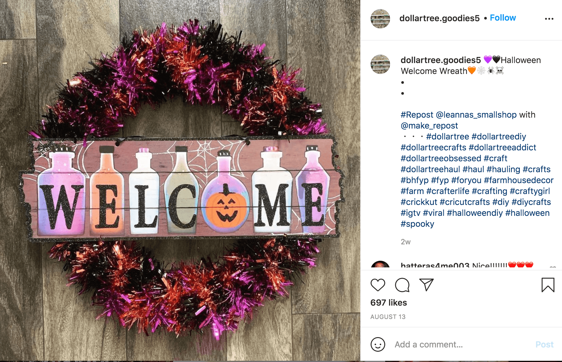 Post fai da te su Instagram di Halloween Influencer