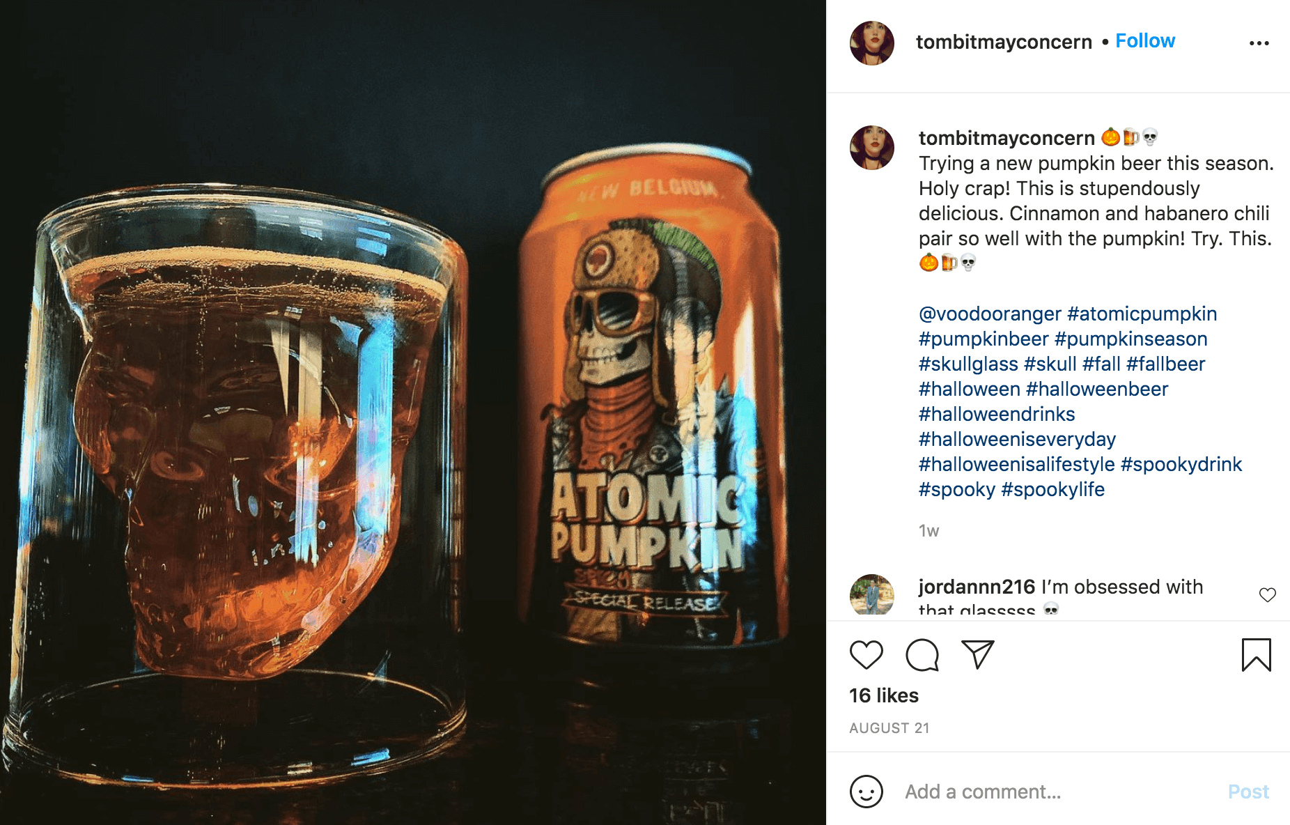 Contenitori di post Instagram di Halloween Influencer