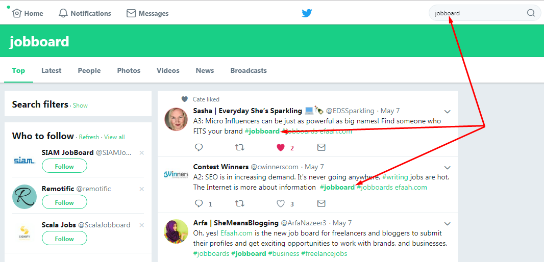 твиттер-вечеринки