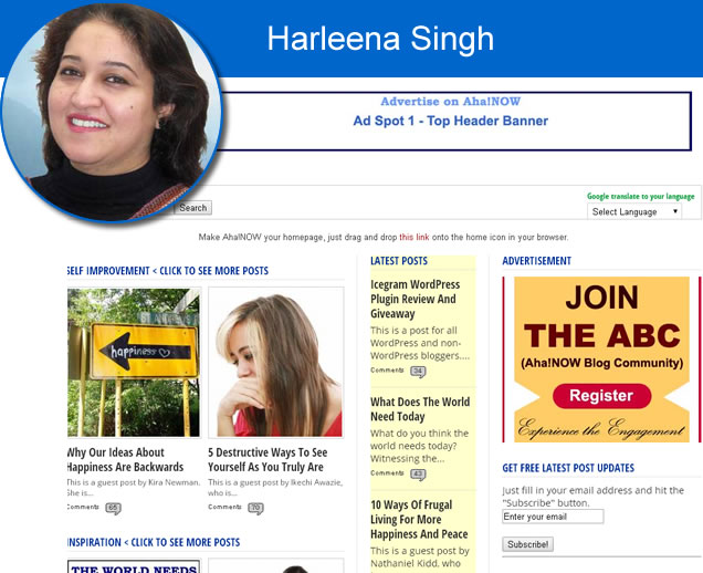 Harleena Singh 최고 블로거