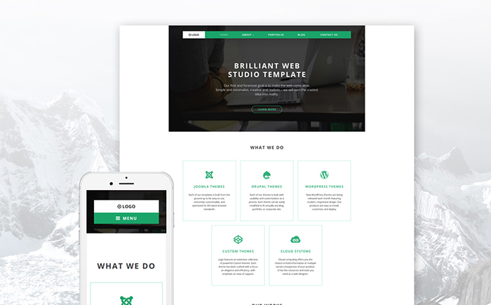 Webデザイン会社のWPテーマ