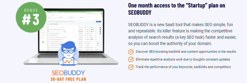 خطة "بدء التشغيل" على موقع SEOBUDDY