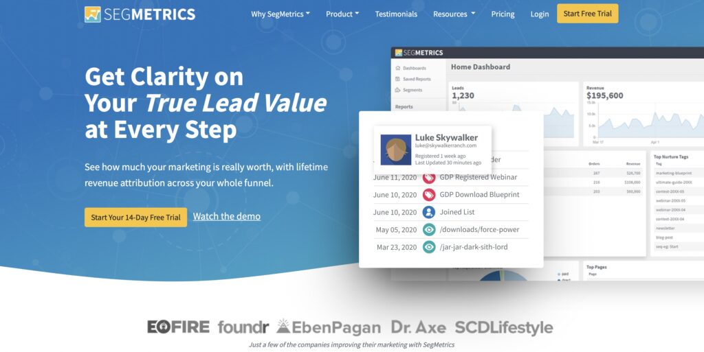 segmetrics 报告和定位工具