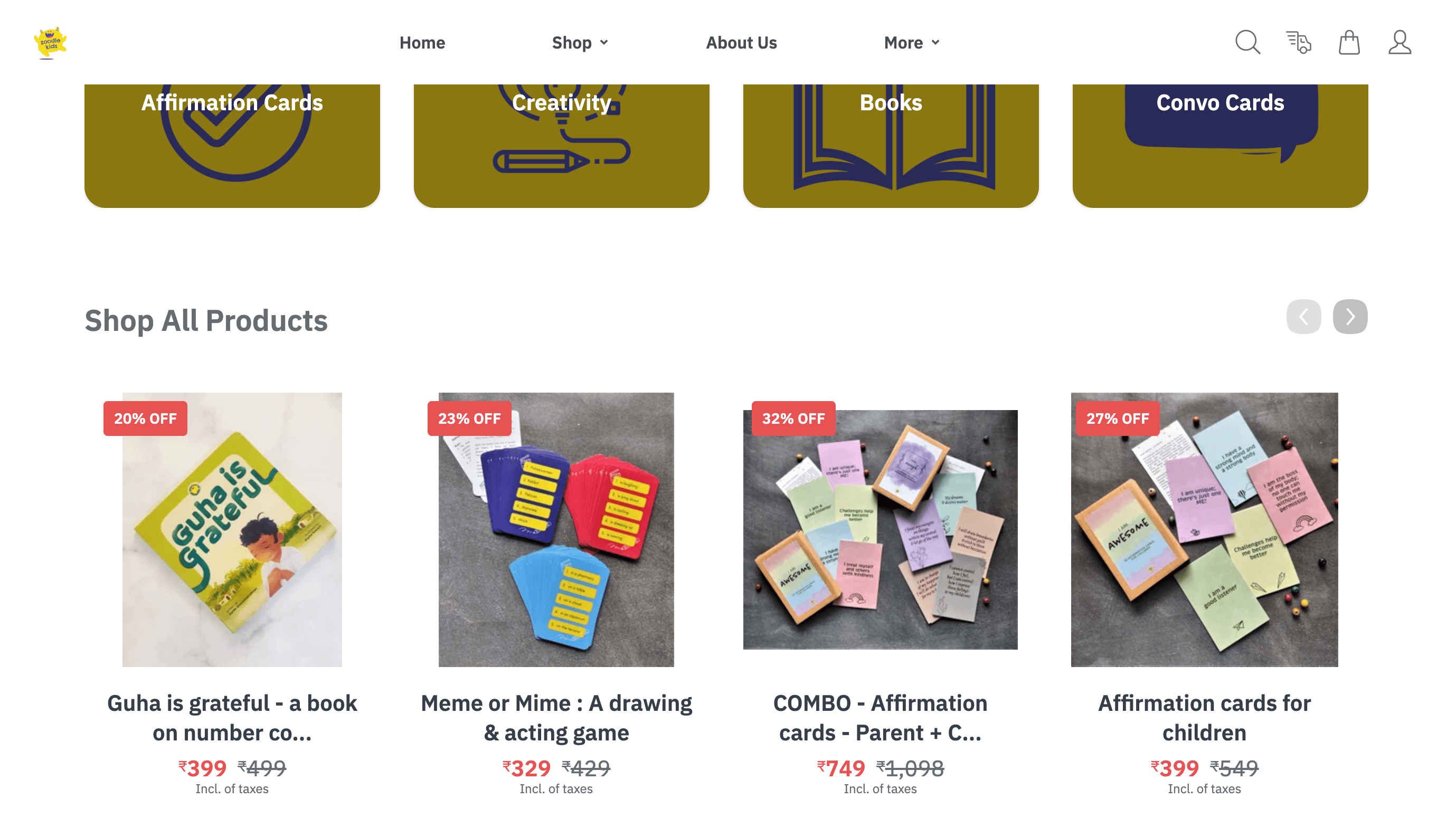 Online-Spielzeugladen für Kinder