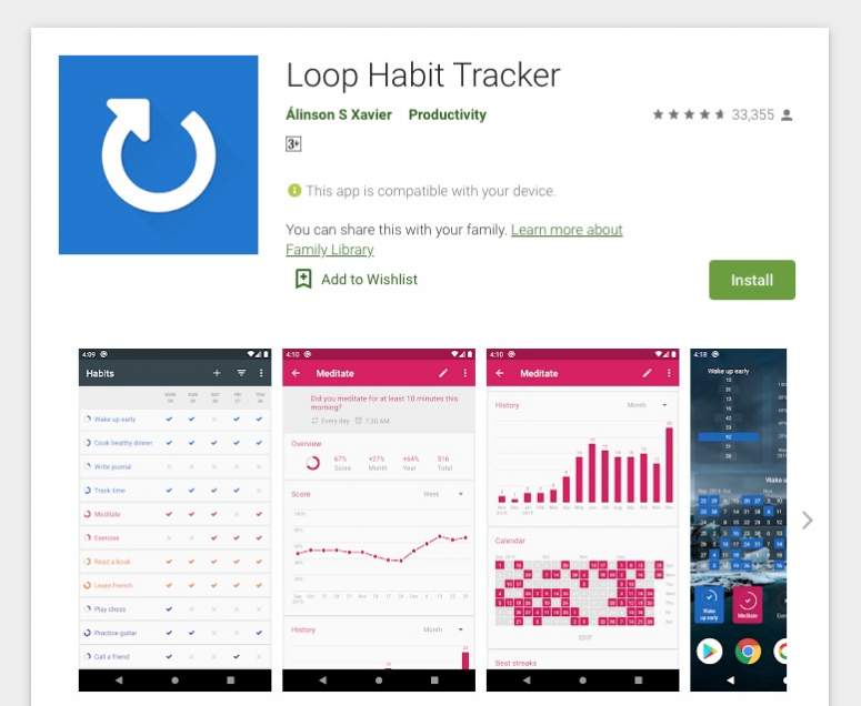 루프 습관 추적기