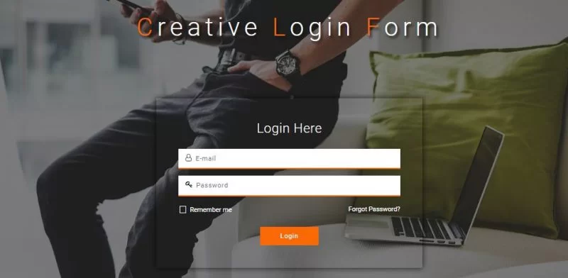 Plantillas de formulario de inicio de sesión CSS3 HTML5