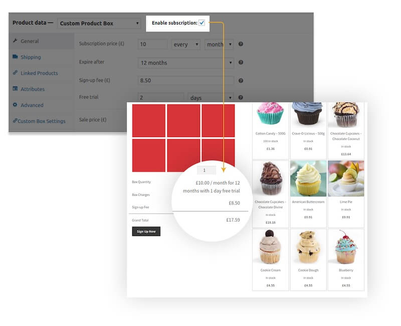 Pachete de produse personalizate