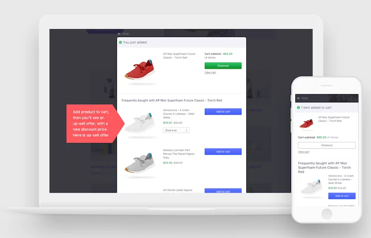 Plugin WooCommerce de vânzare încrucișată