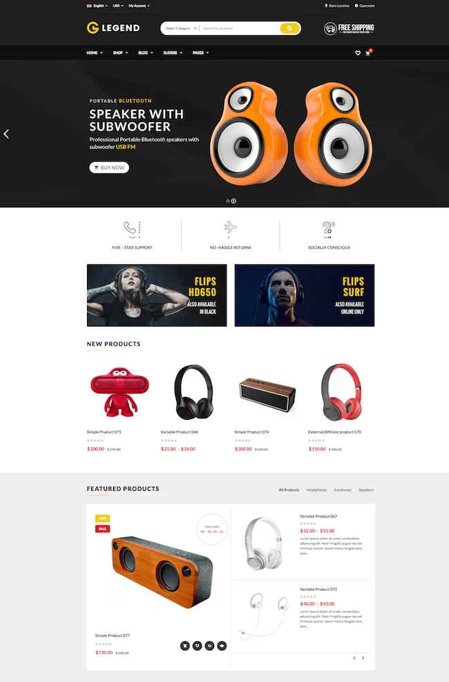 VG 传奇 WordPress 主题