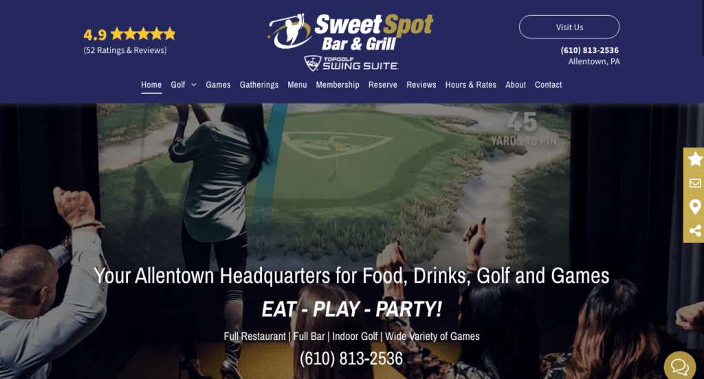 Site-ul Sweet-Spot | Afiliat ușor Sweet Spot - an example of an Amusement Business Online