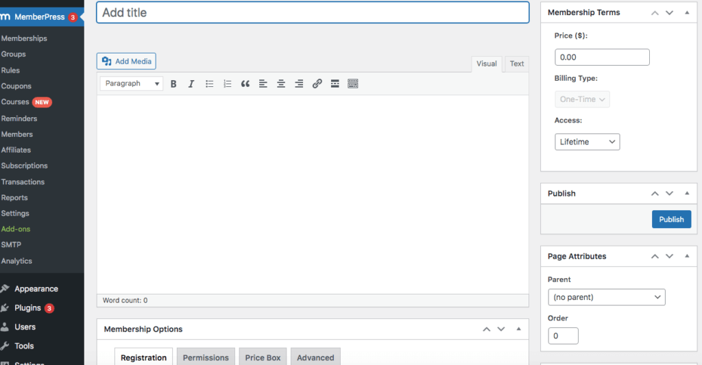 Abonament nou | Afiliat ușor Adding new membership