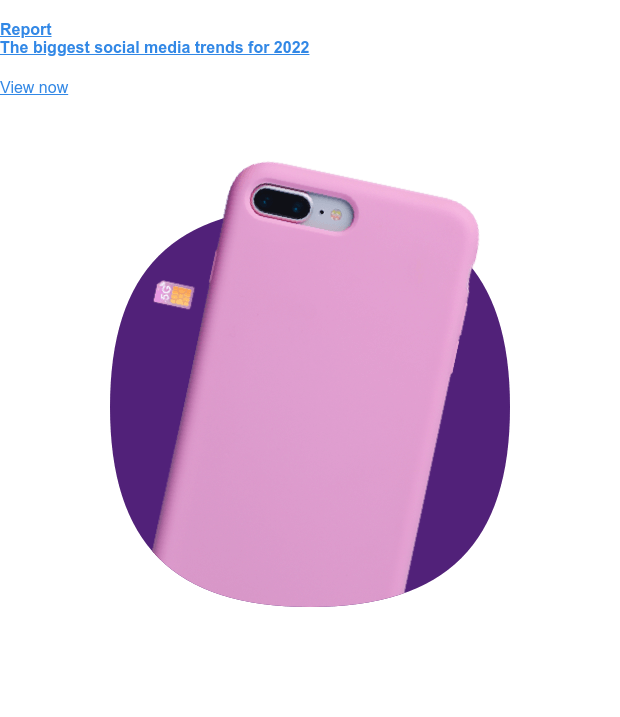 报告 2022 年最大的社交媒体趋势 立即查看