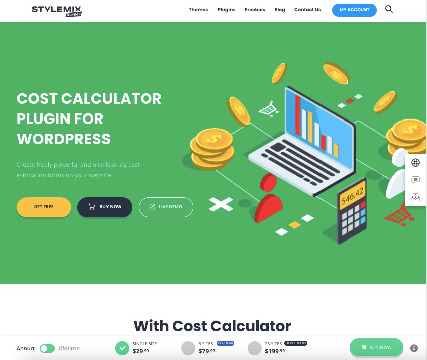 PLUGIN DE CALCULADORA DE COSTOS PARA WORDPRESS