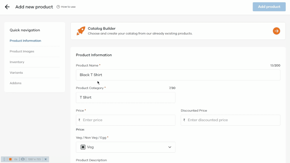 Dukaan 대 Bikayi - Dukaan이 비약적으로 앞서는 방법! 6 Adding_Products