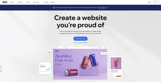 2022 年尝试的 10 种 BigCommerce 替代品 9 Wix