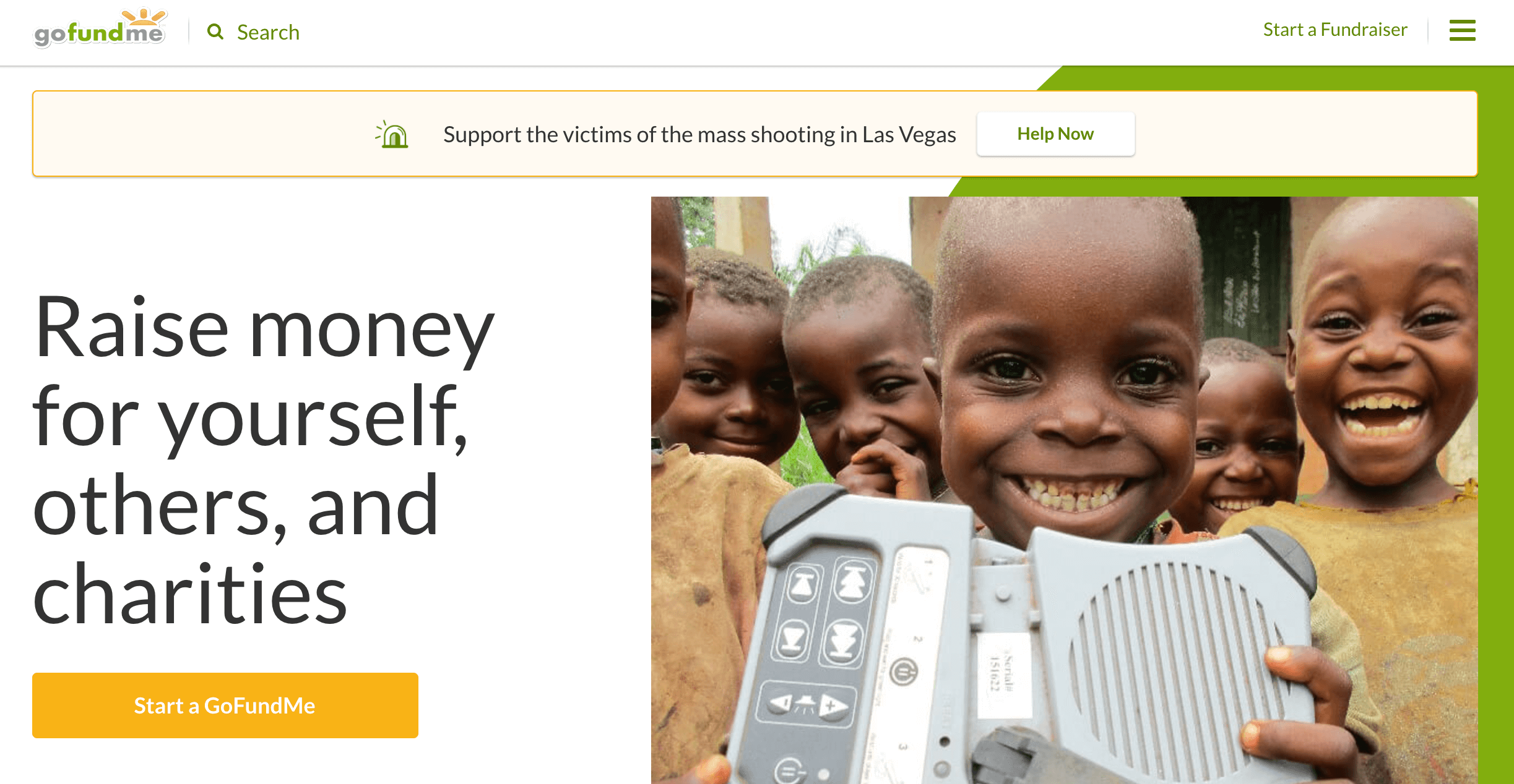 Социальный сбор средств GoFundMe