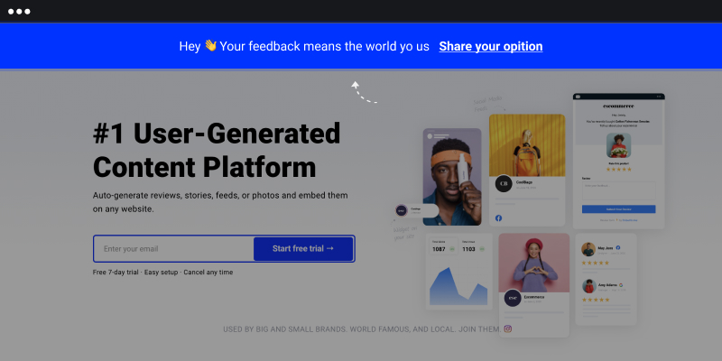 배너 피드백 버튼