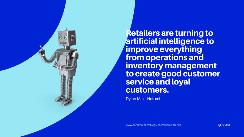 Trendy w eCommerce 2022: AI stanie się mniej sztuczna i bardziej korzystna