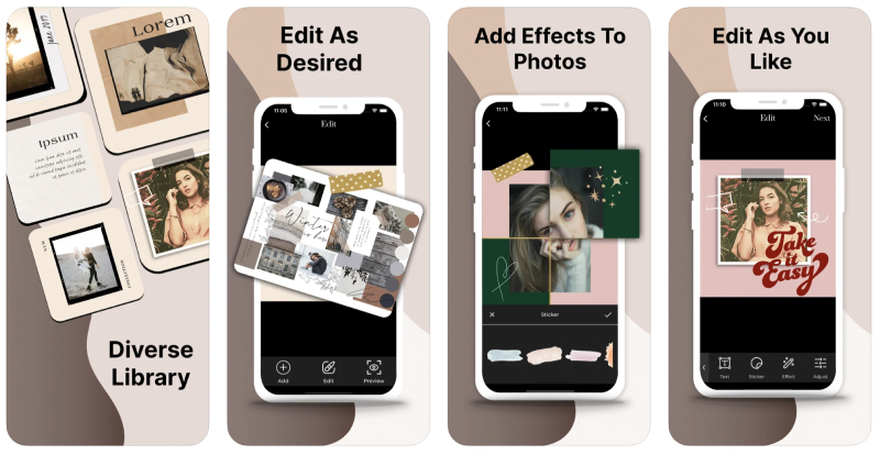 ストーリー用のmostoryビデオエディタ