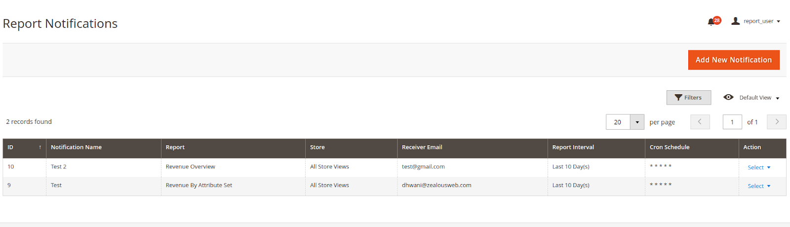 إدارة الإخطارات المجدولة