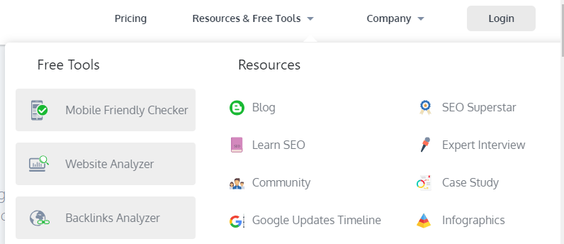 Narzędzie do monitorowania pozycji do audytu SEO