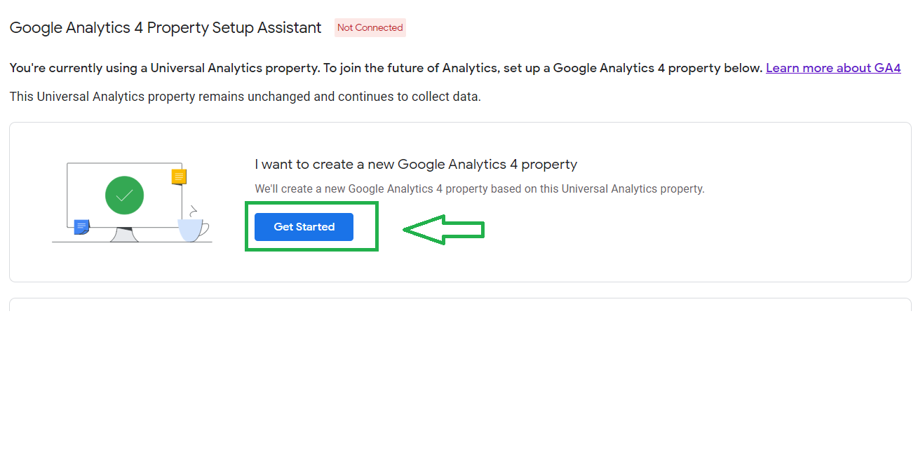 Dopo l'assistenza per l'installazione, fare clic su Inizia