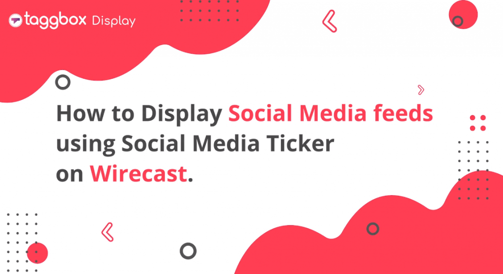 Feeds de mídia social no Wirecast