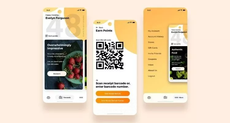 Программа лояльности Приложение для доставки еды