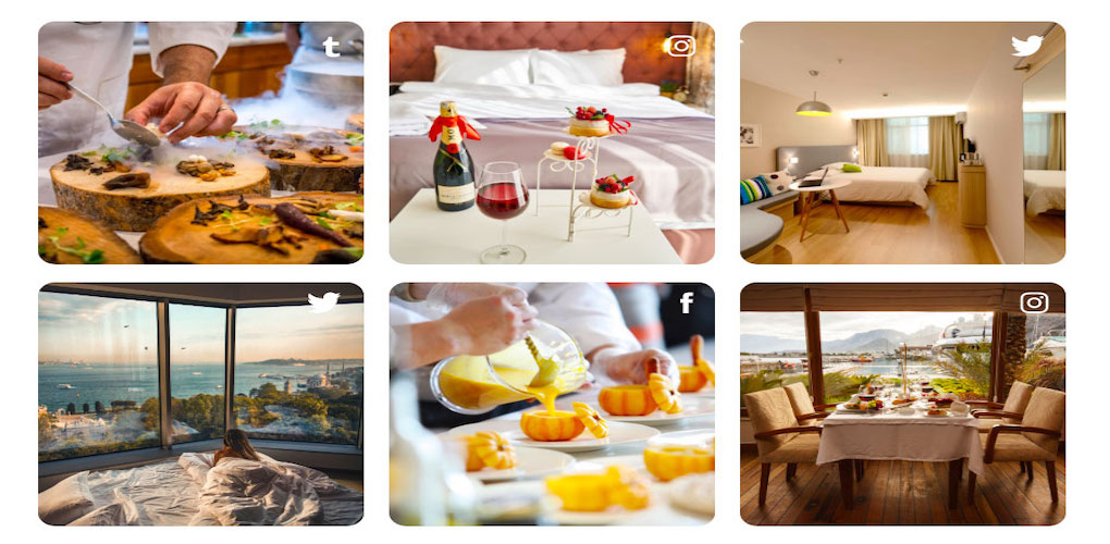 소셜 미디어 콘텐츠 집계