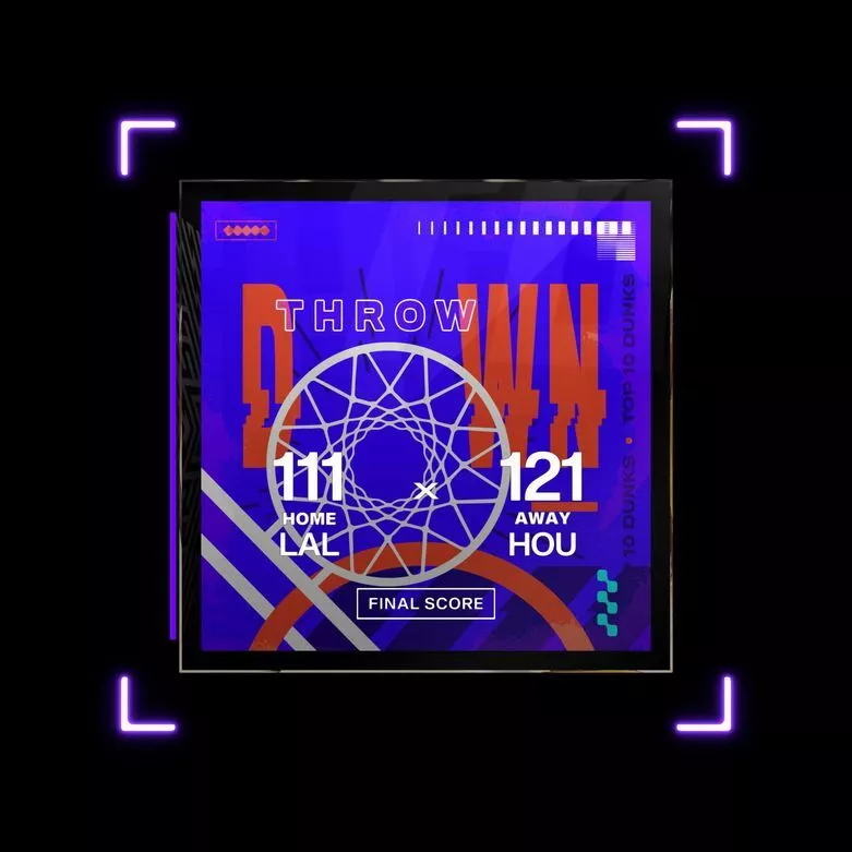 LeBron James Dunk, Throwdowns NFT a la venta