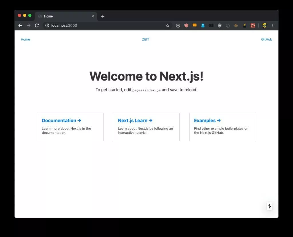 로컬 호스트 이미지
