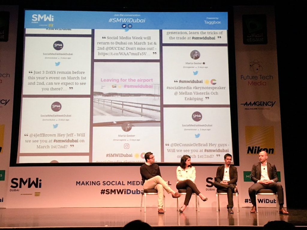 소셜 미디어 위크 두바이 아랍에미리트