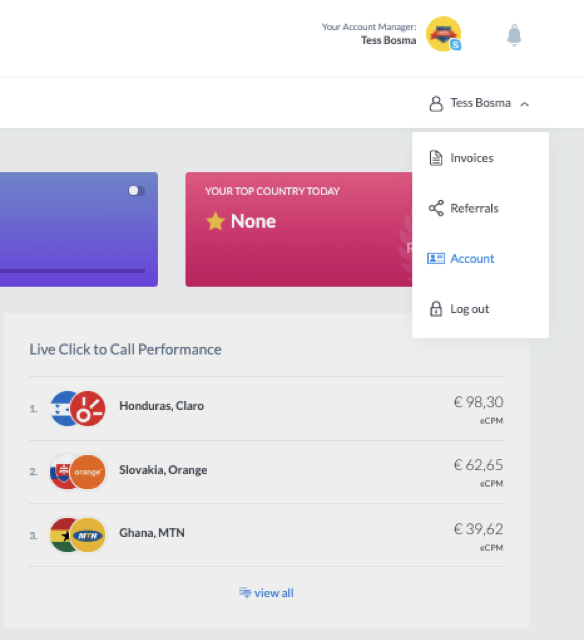 instructions de compte