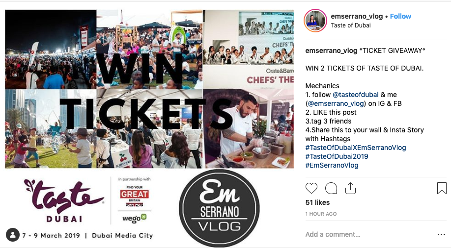 Concours de hashtag UGC