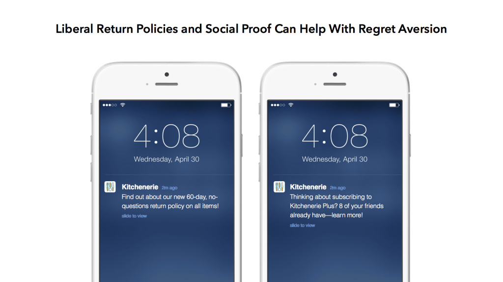 Façons de lutter contre l'aversion au regret