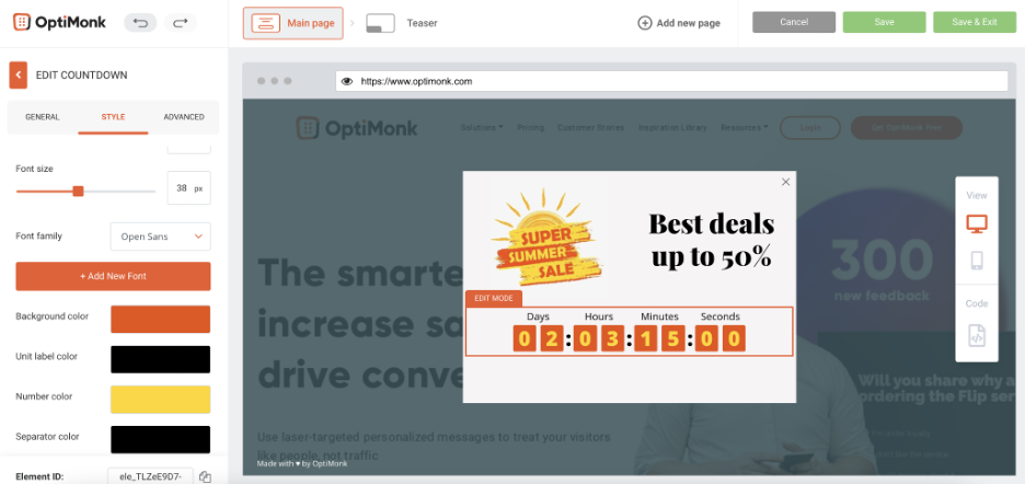custom popup 19 - How to Create a Custom Popup with OptiMonk?