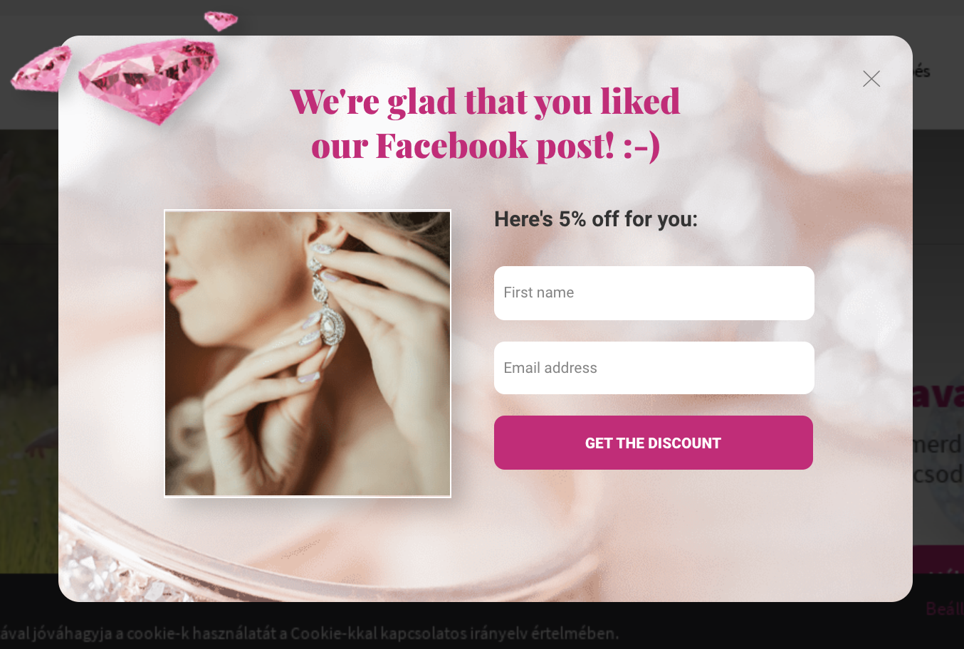 기존 팝업의 효과를 두 배로 늘리는 15가지 모범 사례 Czar Jewelry social campaign - 15 Best Practices to Double The Effectiveness of Your Existing Popups