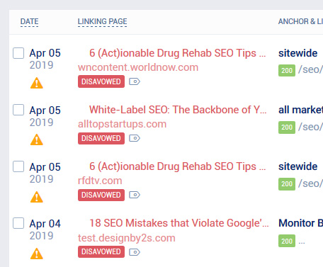 rejeitar gerador de arquivos