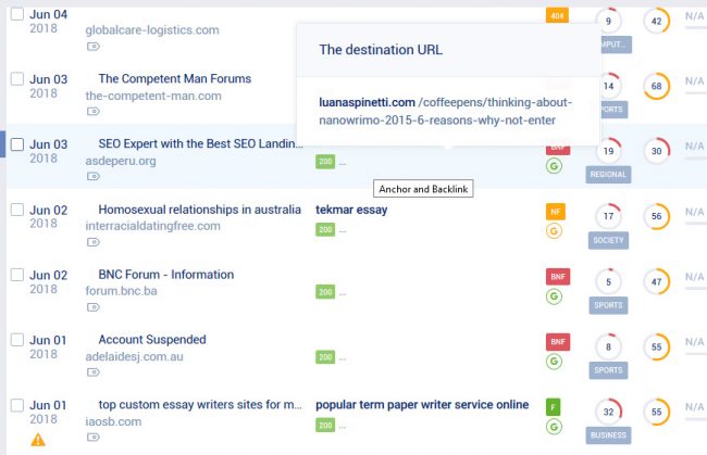 rejeitar gerador de arquivos