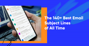 您今天可以写的 9 种类型的博客文章 the 140 best email subject lines banner 300x157 - 9 Types of Blog Posts You Can Write Today