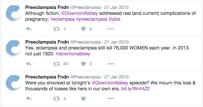 Tweets de pré-eclâmpsia