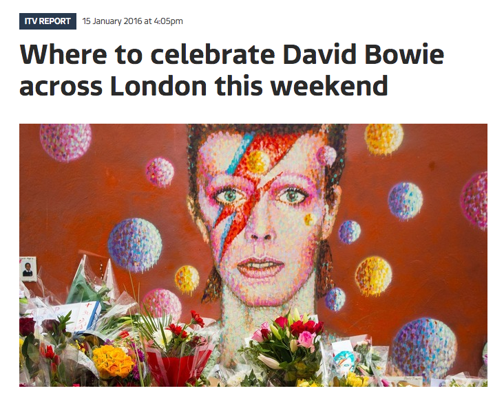 David Bowie Events