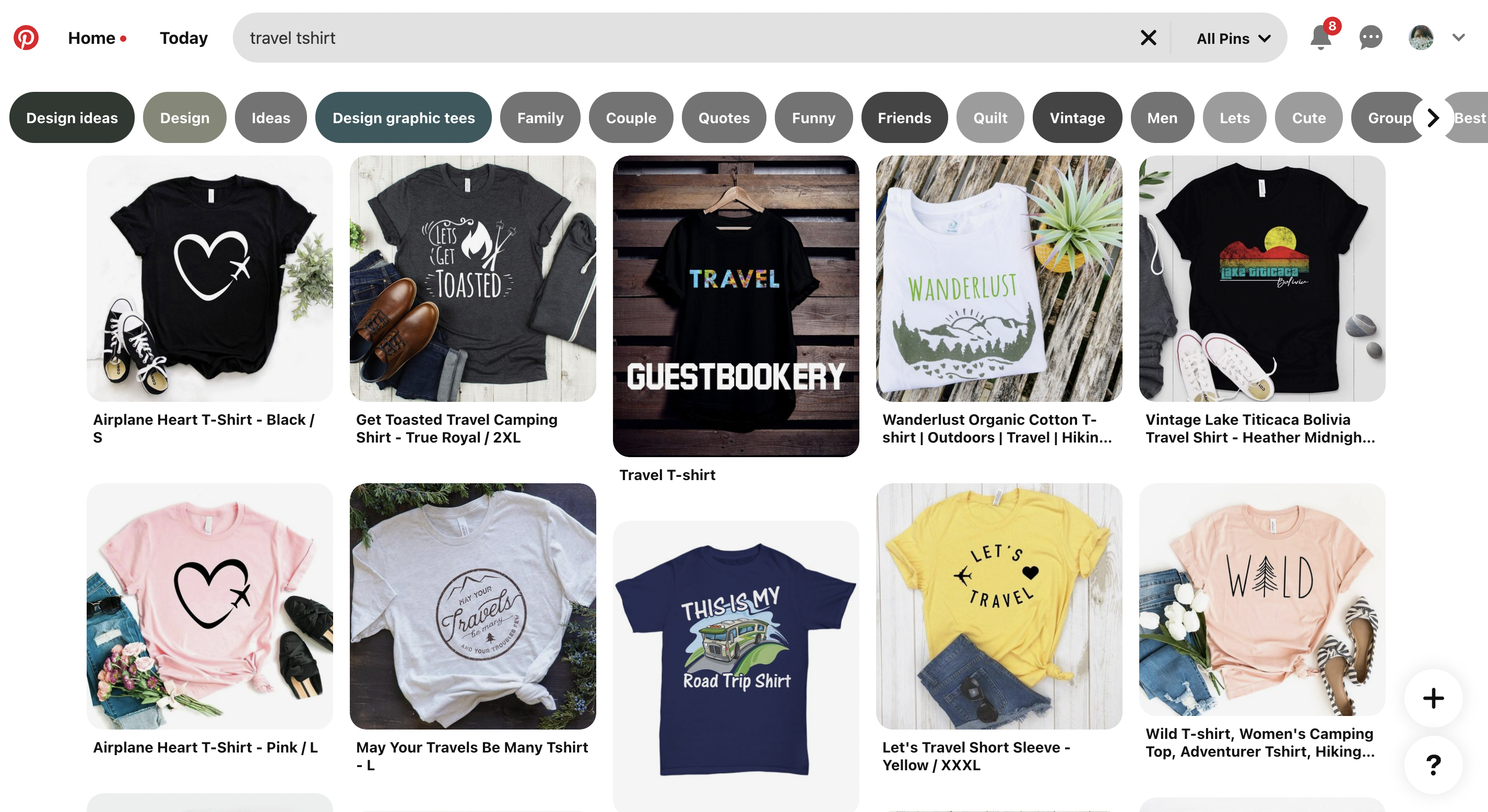 inspiración para el negocio de las camisetas