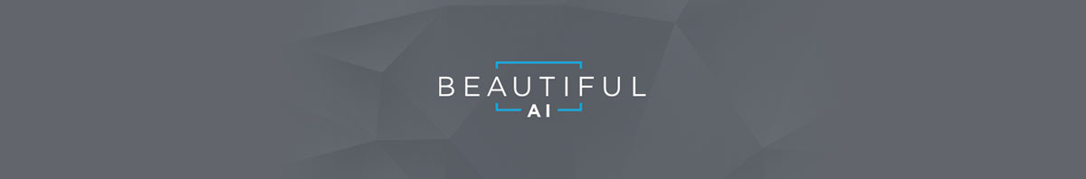 灰色背景下的美丽 AI 标志