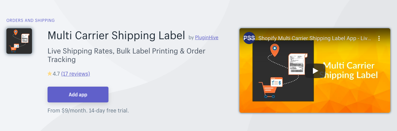Cele mai bune 36 de aplicații Shopify pentru a crește vânzările și conversiile în 2022 Shopify Multi Carrier Shipping Label - The 36 Best Shopify Apps to Increase Sales & Conversions in 2022