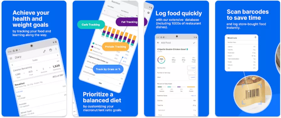 Aplicația de antrenament MyFitnessPal