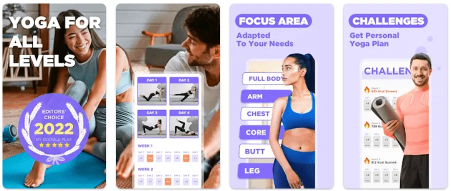 Aplicația zilnică de antrenament yoga